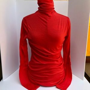 Rare Lululemon St. Moritz Turtleneck Salmon Coral